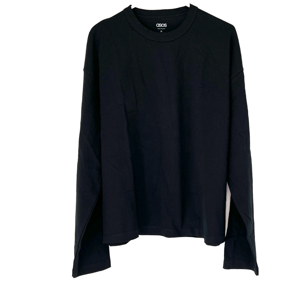 ASOS NWOT Men's Black Long Sleeve t shirt medium